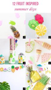 12 Fruit Inspired Summer DIYs - Twin Stripe Blog(1)