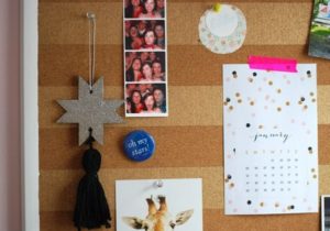 DIY Gold Striped Inspiration Board - Twin Stripe Blog