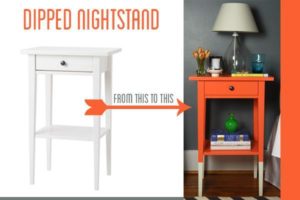 35 Dipped Nightstand - Twin Stripe Blog