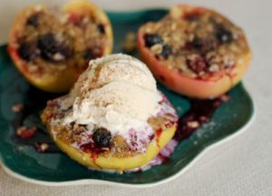 42 Gluten Free Apple Berry Crumble - Twin Stripe Blog