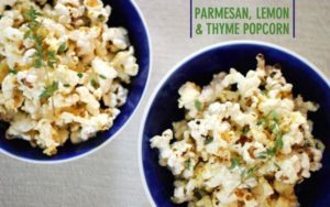 52 Parmesan, Lemon and Thyme Popcorn - Twin Stripe Blog