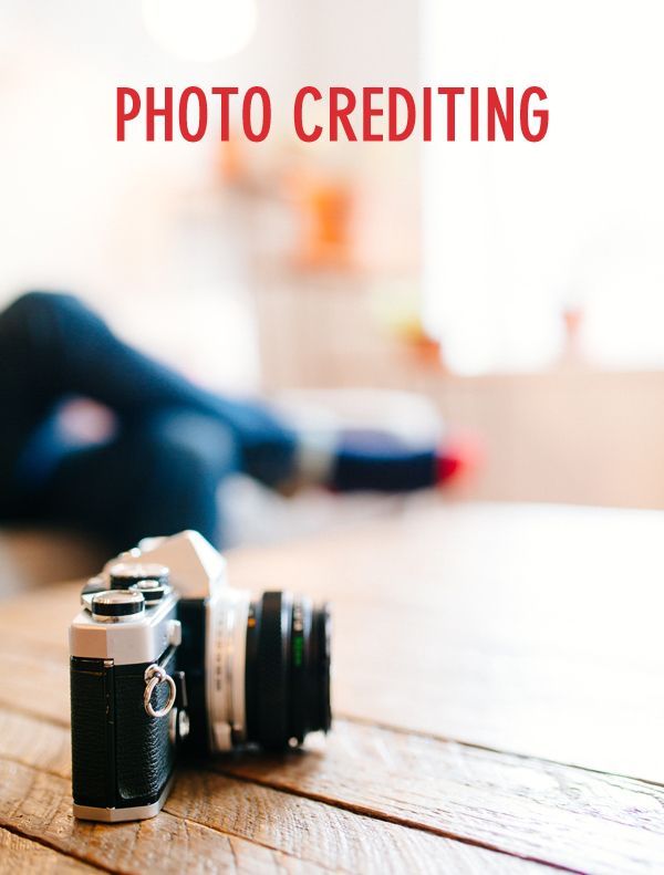 53 Photo Crediting - Twin Stripe Blog