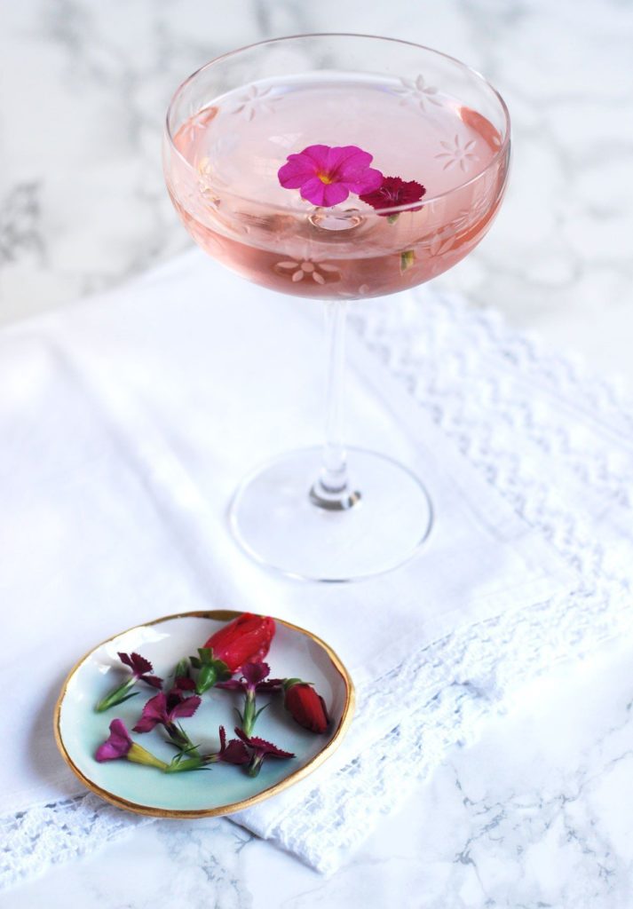 57 Rosé Floral Fling Cocktail - Twin Stripe Blog
