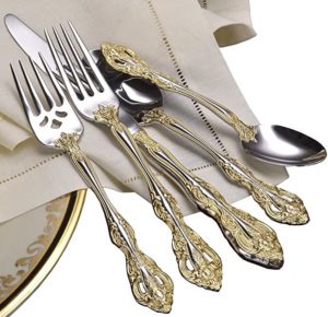 Oneida Golden Michelangelo gold-flatware
