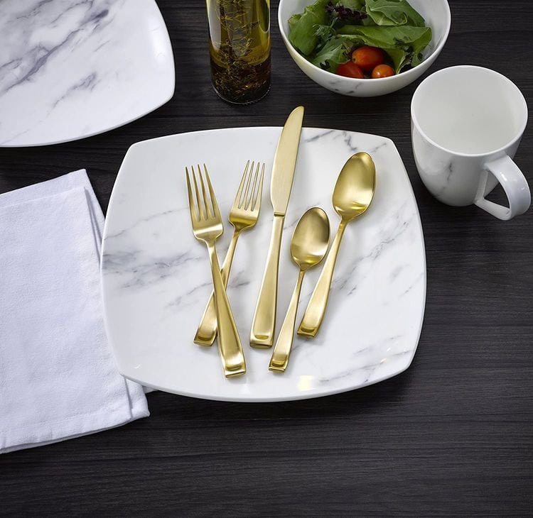 Best Dishwasher Gold Flatware In 2021 Twin Stripe