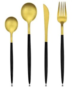 18 Best Dishwasher Safe Gold Flatware 2024 - Affordable Gold Cutlery 6