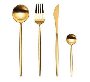 18 Best Dishwasher Safe Gold Flatware 2024 - Affordable Gold Cutlery 13