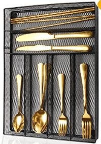 18 Best Dishwasher Safe Gold Flatware 2024 - Affordable Gold Cutlery 15