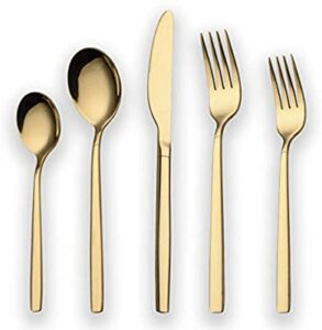 18 Best Dishwasher Safe Gold Flatware 2024 - Affordable Gold Cutlery 3