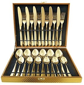 18 Best Dishwasher Safe Gold Flatware 2024 - Affordable Gold Cutlery 4