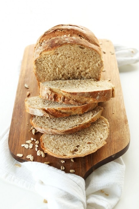 A piece of bread on a plate Description automatically generated