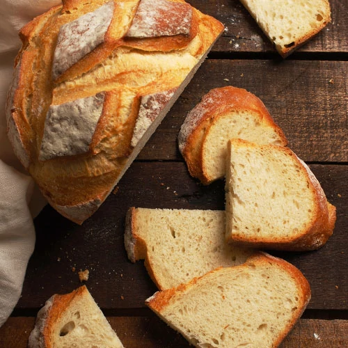 A slice of bread Description automatically generated