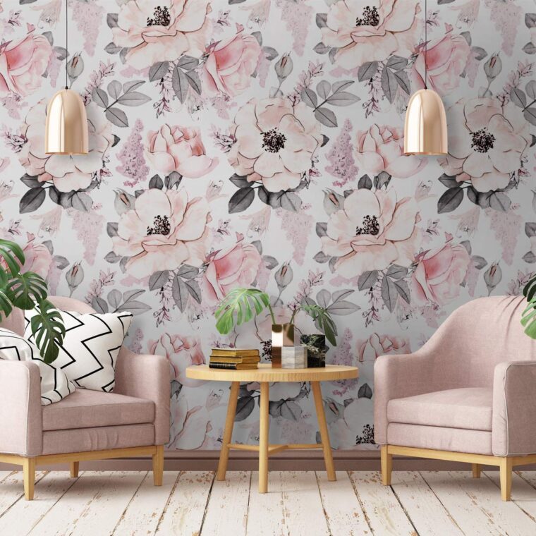 6 Ways To Decorate Your Room With Floral Wallpapers - 2023 Guide - Twin Stripe
