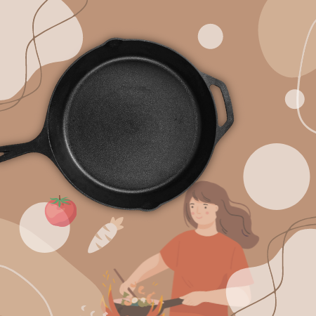 Utopia Kitchen Pre Seasoned Cast Iron Skillet