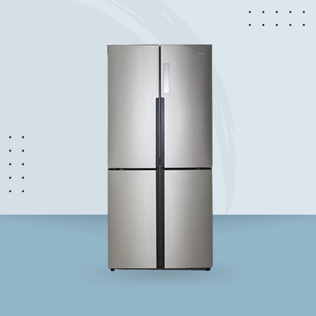 Haier 16.4.cu.ft Quad French Door Freezer Refrigerator