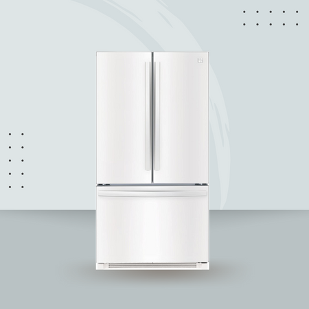 Kenmore Wide French Door Bottom Freezer Refrigerator