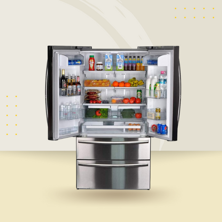 SMETA Counter Depth French Door Refrigerator